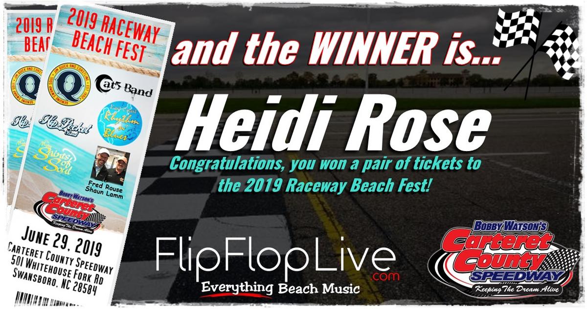 Congratulations to Heidi Rose